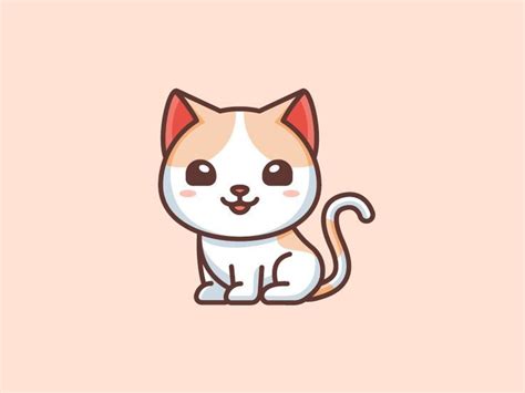 Kitten | Cute dog drawing, Pet logo design, Cute animal drawings