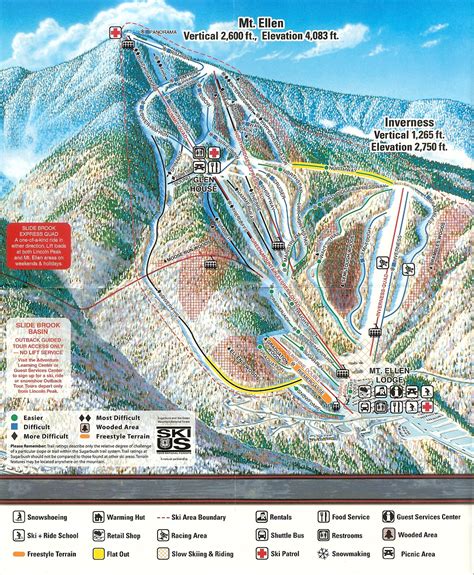 Sugarbush Ski Maps - skiflicks.com