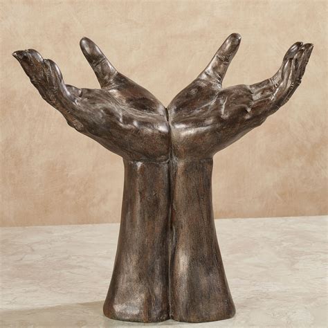 World in His Hands Table Sculpture