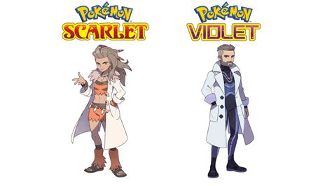 Pokemon Scarlet and Violet Professors Revealed