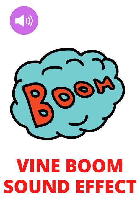 VINE BOOM SOUND EFFECT | Boom sound, Sound effects, Sound