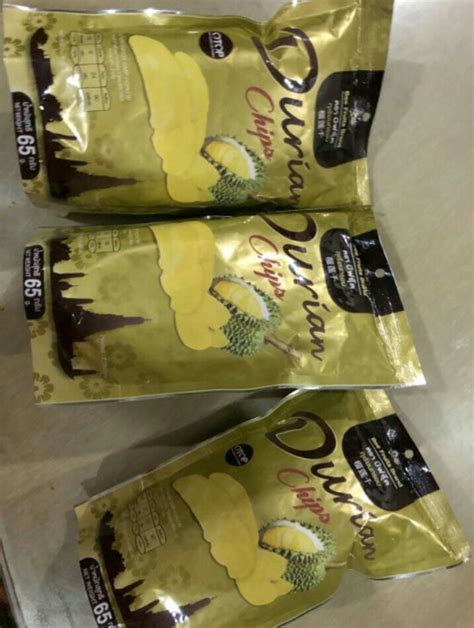 Durian Chips, Food & Drinks, Packaged & Instant Food on Carousell