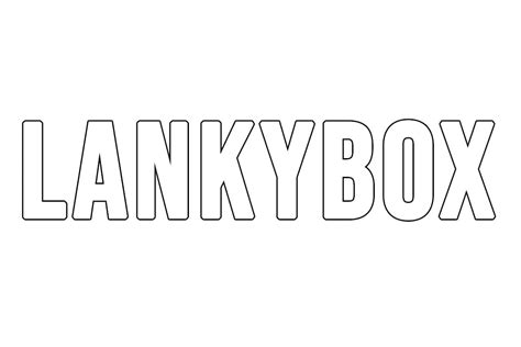 Lankybox Logo Coloring Page - Free Printable Coloring Pages for Kids