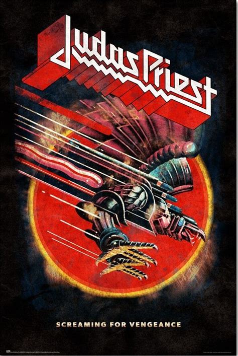 Poster Judas Priest - Screaming For Vengeance | Wall Art | 3+1 FREE ...