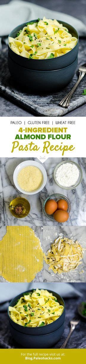 4-Ingredient Almond Flour Pasta Recipe (paleo-approved) | Recipe ...