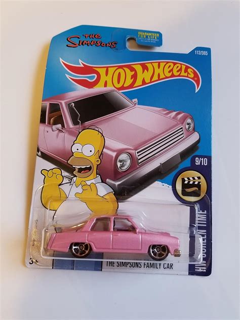 Hot Wheels 2017 HW Screen Time The Simpsons Family Car 112/365, Pink