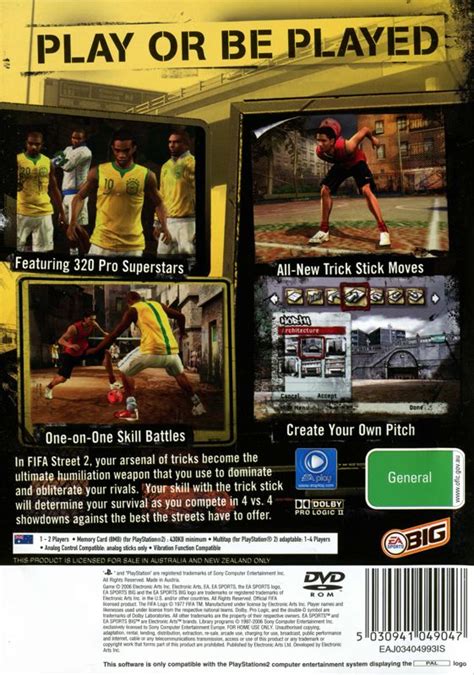 FIFA Street 2 cover or packaging material - MobyGames