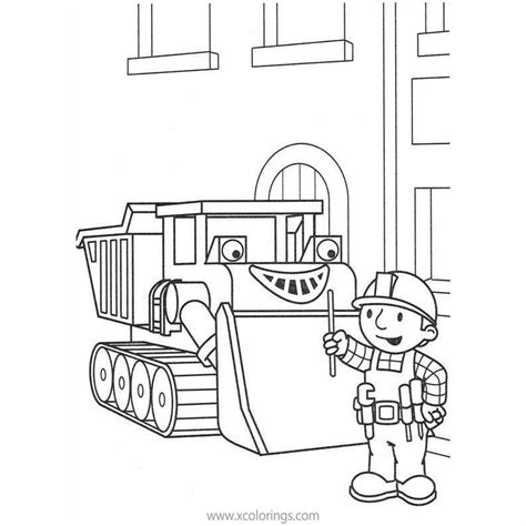 Bob the Builder Muck Coloring Pages - XColorings.com