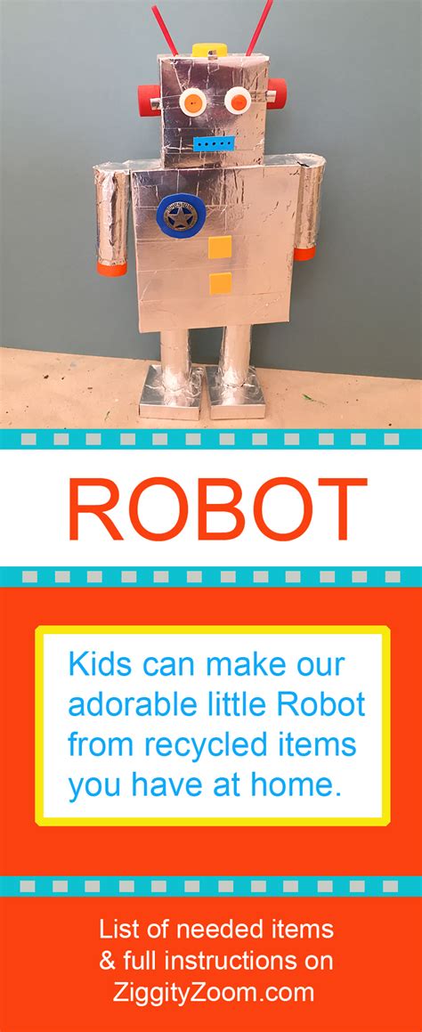 DIY Recycled Robot - Ziggity Zoom Family