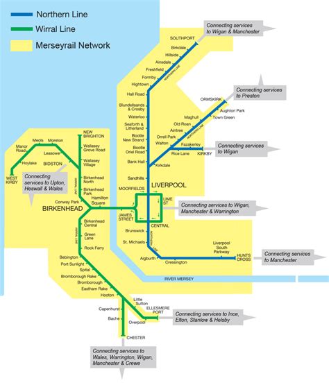 Merseyrail Northern Line Map - Charin Aprilette