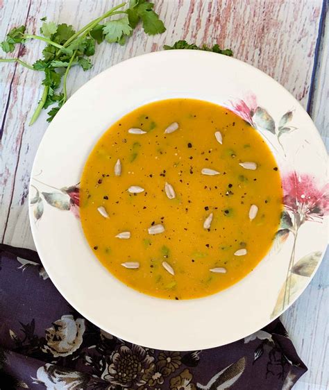 Curried Carrot Celery Soup Recipe by Archana's Kitchen