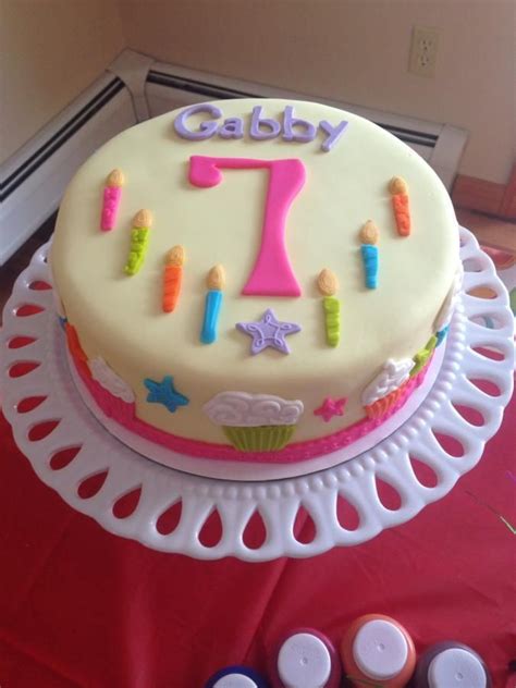 Number Cake 7th Birthday Lilaideen | Images and Photos finder