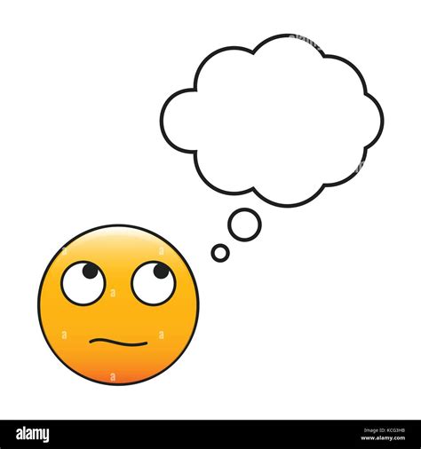 Contemplative emoji hi-res stock photography and images - Alamy