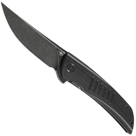 Bestech Knives Swift Black G10 Folding Knife, Black Blade | BladeOps