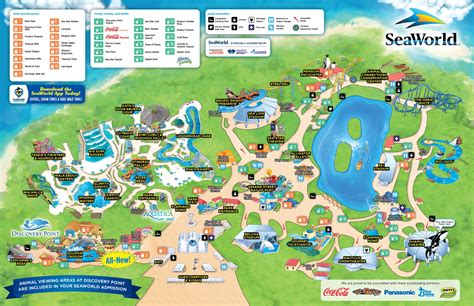 Seaworld San Diego Map 2017 - Time Zones Map