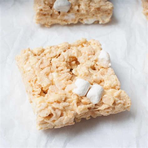 Protein Rice Crispy Treats Recipe | Two Pink Peonies