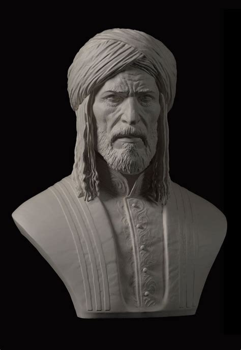 Saladin bust, József Czakó | Kingdom of heaven, Bust, Portrait