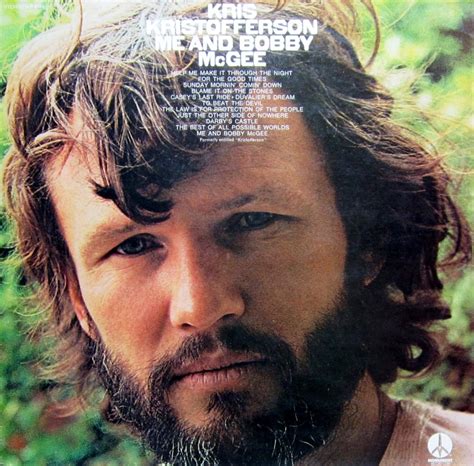 KRIS KRISTOFFERSON Me and Bobby McGee LP: Amazon.co.uk: CDs & Vinyl