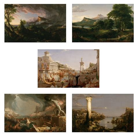 Thomas Cole The Course Of Empire Consummation