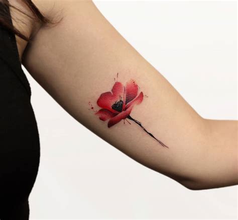 60 Beautiful Poppy Tattoo Designs for Women | TattooAdore