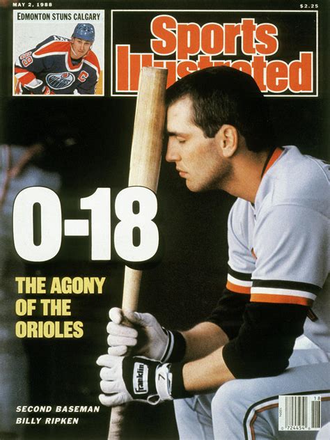 Baltimore Orioles Billy Ripken... Sports Illustrated Cover Photograph ...