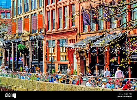 Pubs and Bars in Canal Street, Manchester, England Stock Photo - Alamy