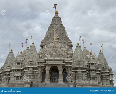 BAPS Swaminarayan Mandir in Robbinsville, New Jersey Editorial Image ...