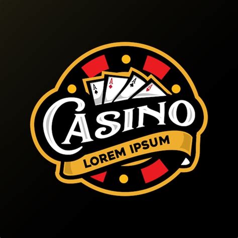 Logotipo de la tarjeta de casino | Vector Premium