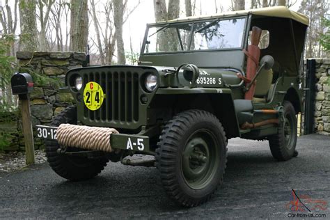 1945 Willys MB - WWII Military Jeep - Fully Restored - No Reserve