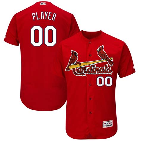 Men's St. Louis Cardinals Majestic Fashion Scarlet Flex Base Authentic ...