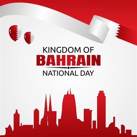 Bahrain national day vector lllustration 5347890 Vector Art at Vecteezy