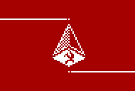 This pixel art flag i made. Soviet Flag for digital cosmos. : vexillology