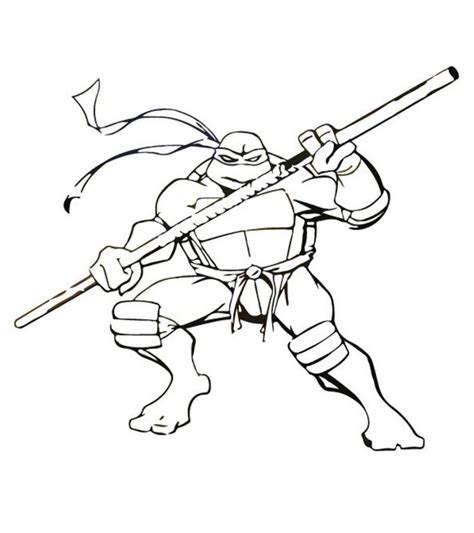 Printable Coloring Pages Ninja Turtles