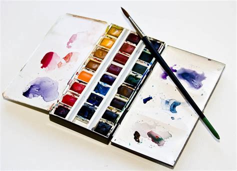 Review of a Vintage Winsor Newton Travel Palette - LevineArtStudio