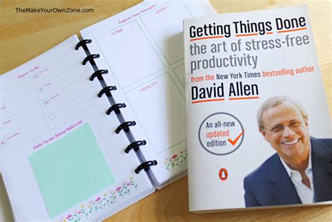 Make A "Getting Things Done" Planner - The Make Your Own Zone