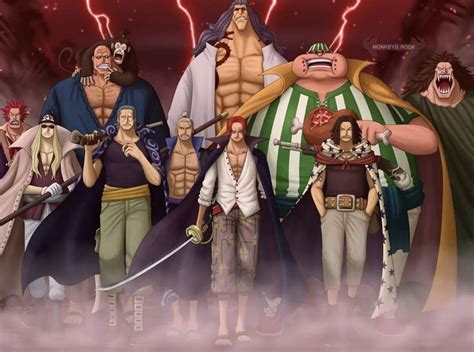 Shanks Crew | Manga anime one piece, One piece drawing, One piece manga