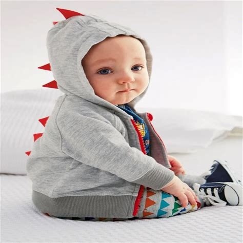 Baby Boy Clothes 2018 New Arrival Winter Cotton Long Sleeve Black Gray ...