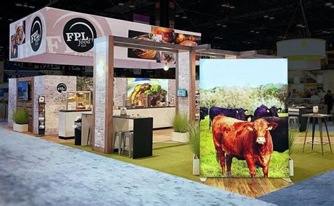 FPL Food LLC, Custom Island Exhibit, Trade Show Displays, Skyline, Food ...