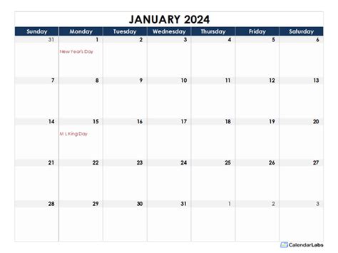 Printable Calendar Editable 2024 Cool Awasome Famous - January 2024 ...