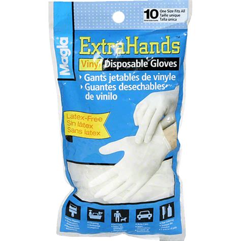 Magla Extra Hands Vinyl Disposable Gloves | Shop | Carlie C's