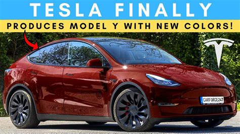 Tesla Finally Produces Model Y With New Colors & More Updates! - YouTube