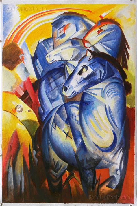 The Tower of Blue Horses - Franz Marc Paintings | Painting, Franz marc ...