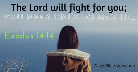 Daily Bible Verse | Encouragement | Exodus 14:14 (NIV)