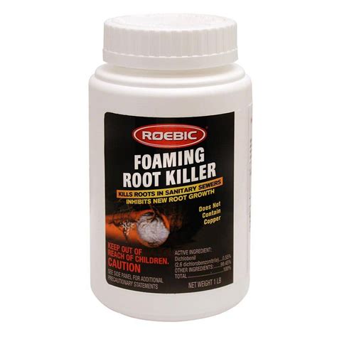 ROEBIC 1 lbs. Foaming Root Killer Drain Openers & Chemicals FRK-6 - The ...