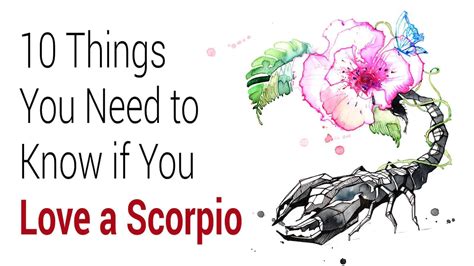 10 Things You Need to Know if You Love a Scorpio