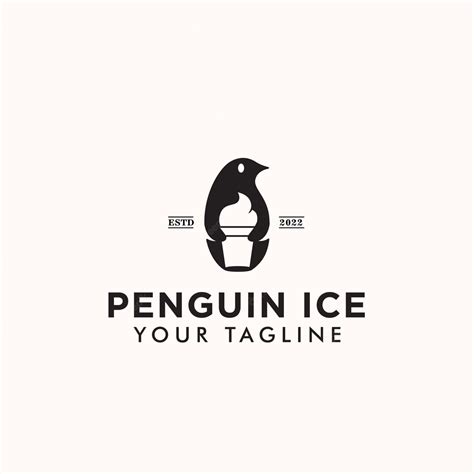 Premium Vector | Penguin ice cream logo template vector suitable for ...