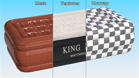 3D Air Mattress King Koil Twin Size - TurboSquid 2116259