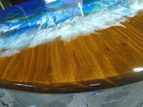 Epoxy Resin Table Top 36-Inch Your Colors or Theme | Etsy