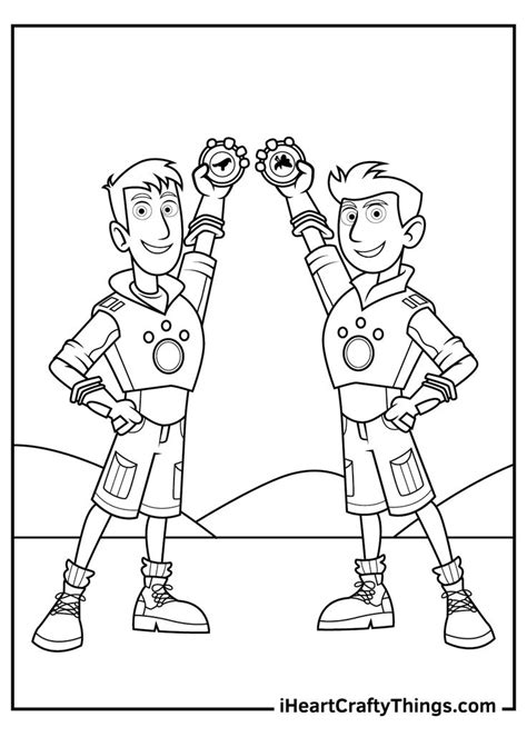 Wild Kratts Coloring Pages | Wild kratts, Coloring pages, Easy coloring ...