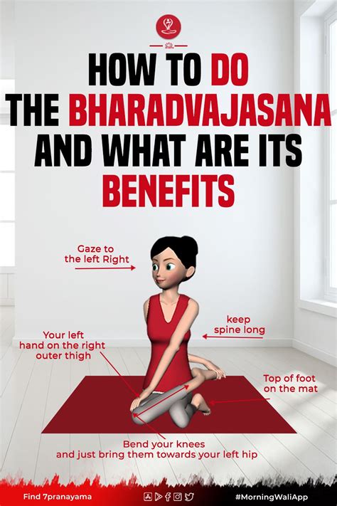 Bharadvajasana | Bharadvaja's Twist Pose | Steps | Benefits | Twist ...